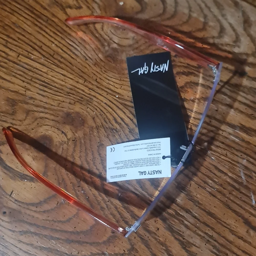 Nasty Girl Square Clear Frame Lens NWTs